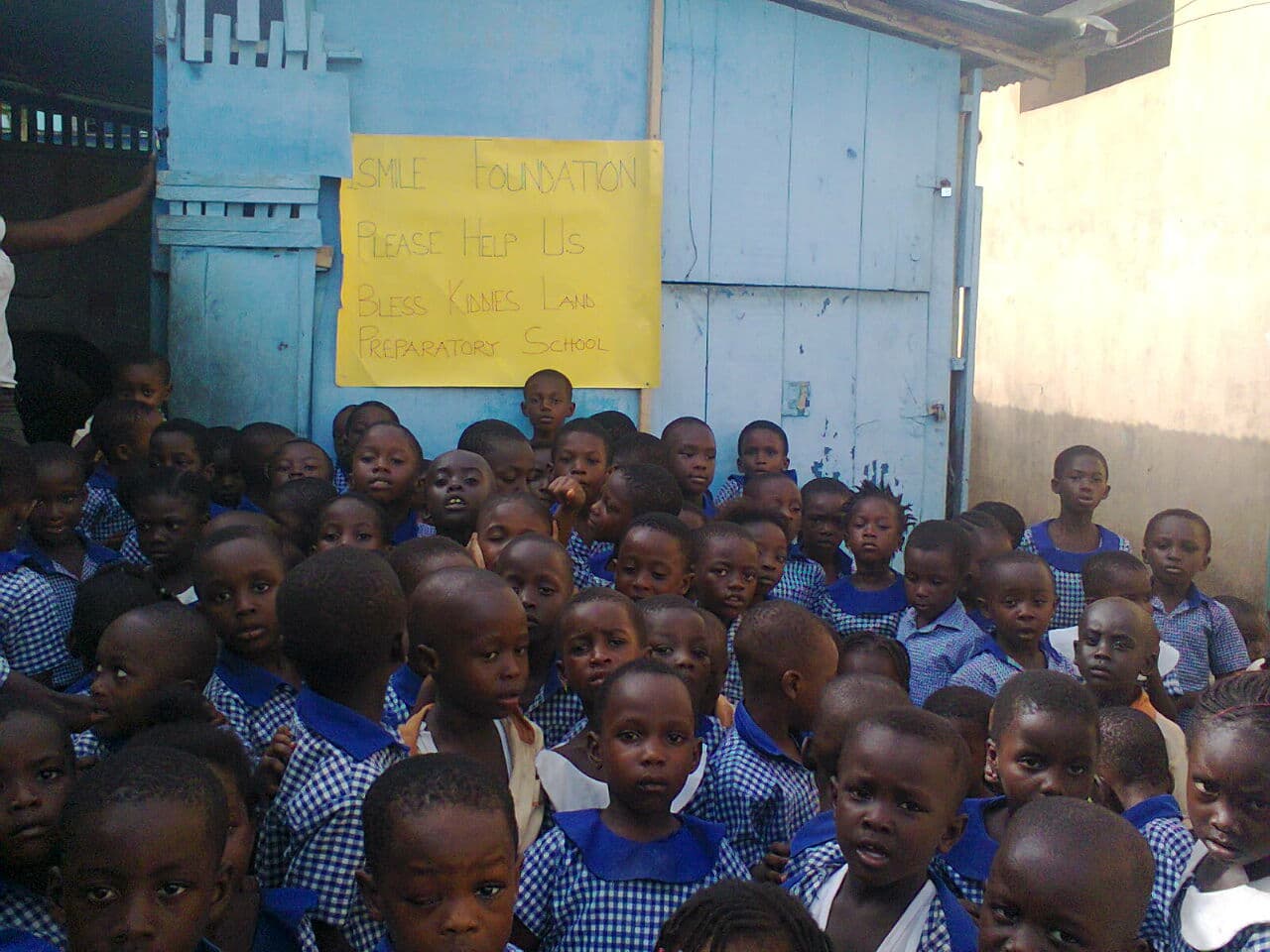 Children at Bless Kiddies Land School, Cape Coast, Ghana