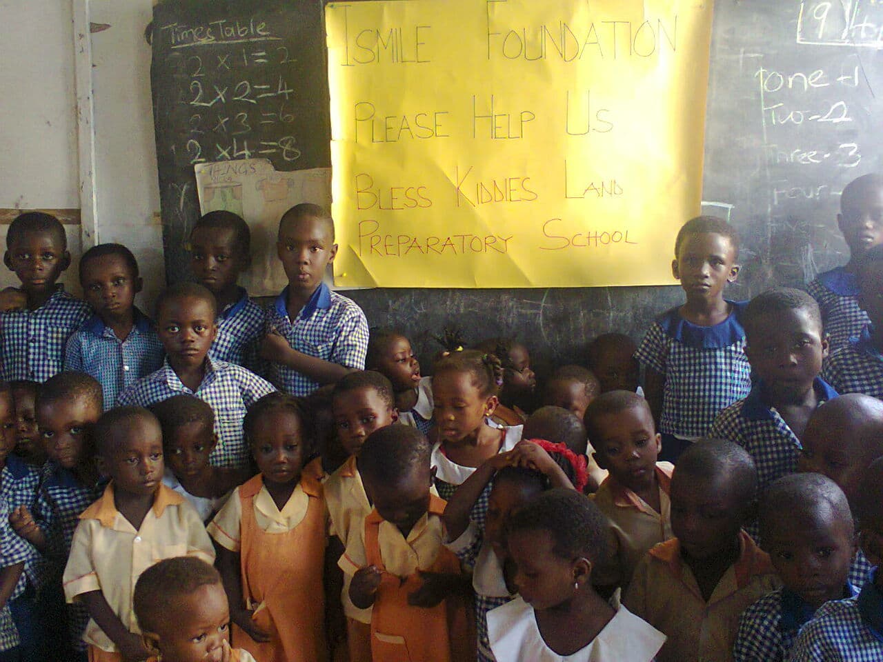 Students at Bless Kiddies Land School, Ghana